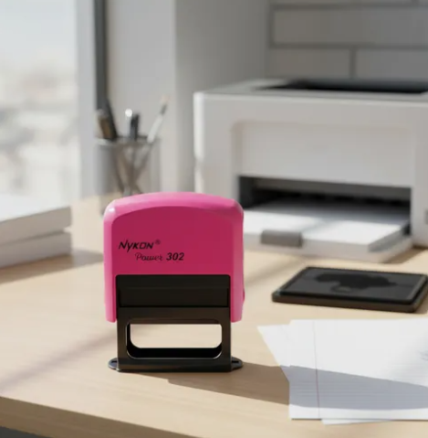 Carimbo Automático 302 Pink