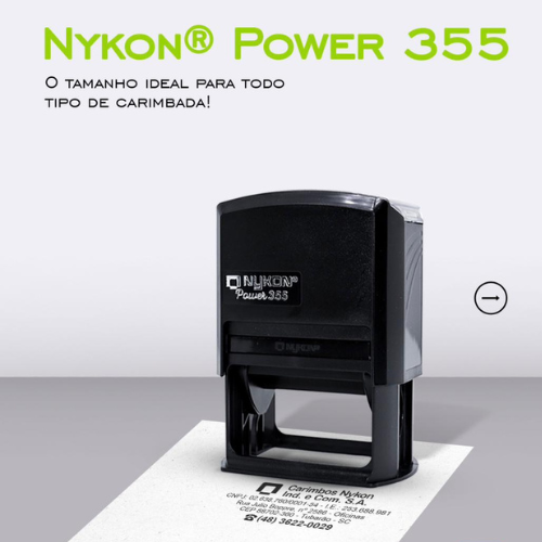 Carimbo Automático 355 CNPJ (FISCAL)
