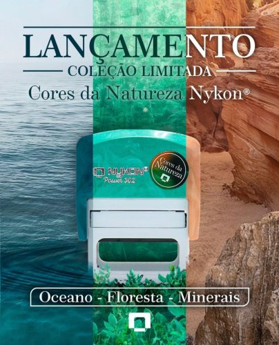 Carimbo Automático 302 Verde Floresta - Imagem 2