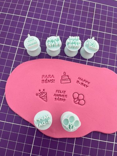Carimbo Para Docinho Aniversário (Modelo a Escolher)