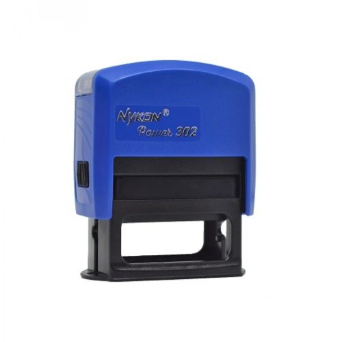 Carimbo Automático 302 Azul Caneta