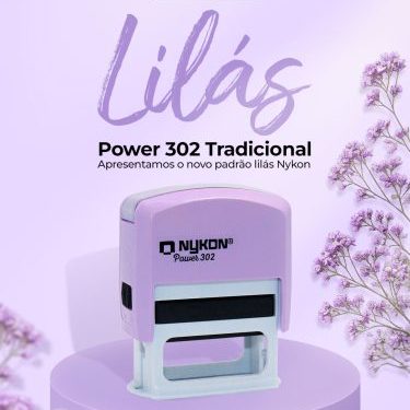 Carimbo Automático 302 Lavanda